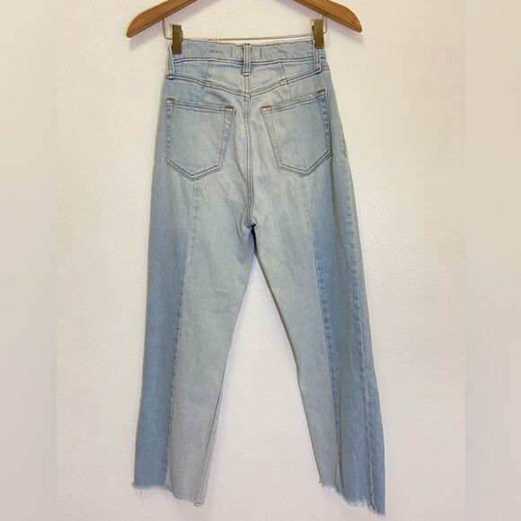 A&F - Curve Love The Ankle Straight Ultra High Rise Jeans - size 0/25 - Picture 2 of 6